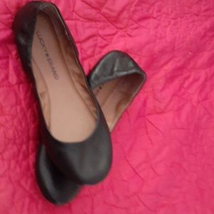 LUCKY BRAND leather flats sz 7 1/2 NWOT'S
